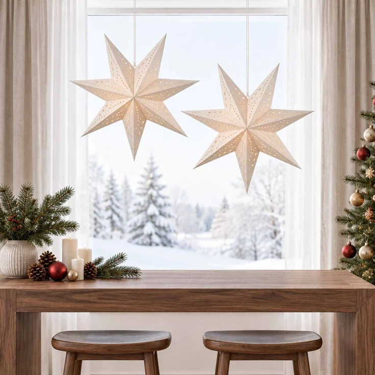 vidaXL Weihnachtsbeleuchtung RAAHE 2 stk. 10 LEDs Warmes Weiß 42056666 – Bild 1