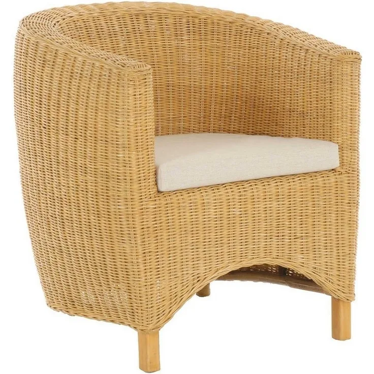 Krines Home Loungesessel Set/2 Rattan-Sessel Club/Wohnzimmersessel Clubsessel/Rattansessel, Lounge