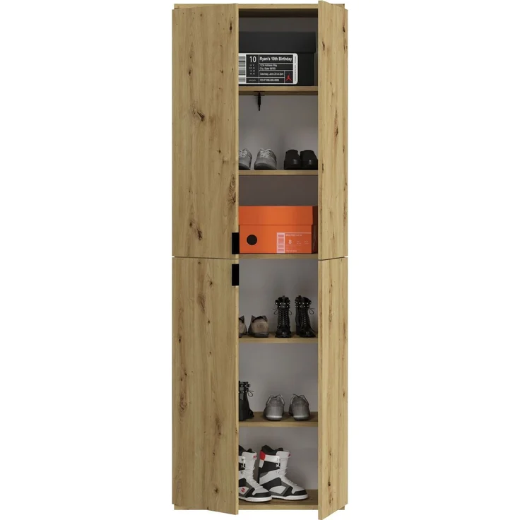 Großer Garderobenschrank Projekt X - Artisan Eiche – Bild 5