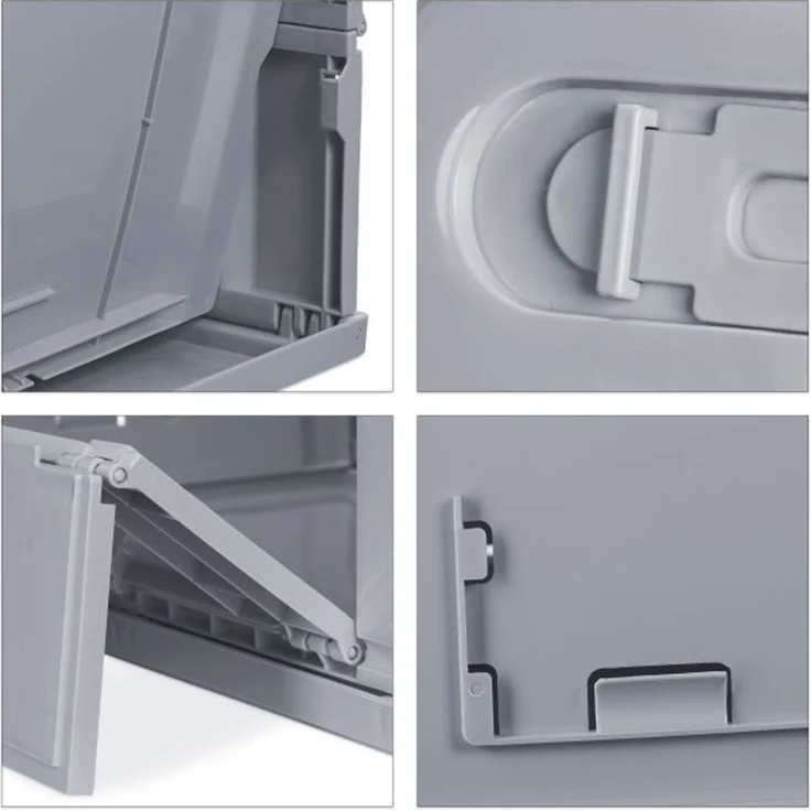 Relaxdays 4 x Transportbox 60 L mit Deckel – Bild 7