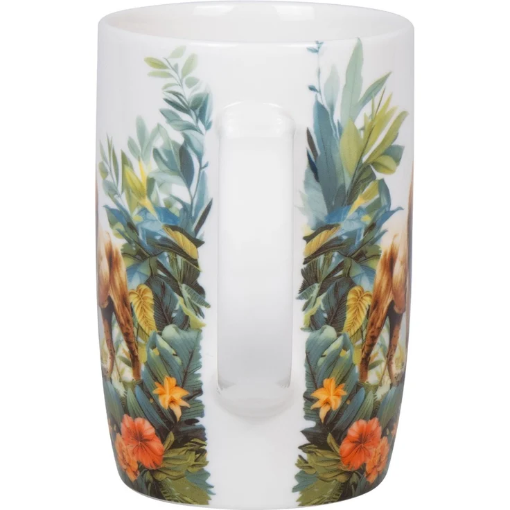 KÖNITZ 1172693057 Becher Jungle Lions 580 ml aus Bone China Porzellan / Dschungel Löwen – Bild 3