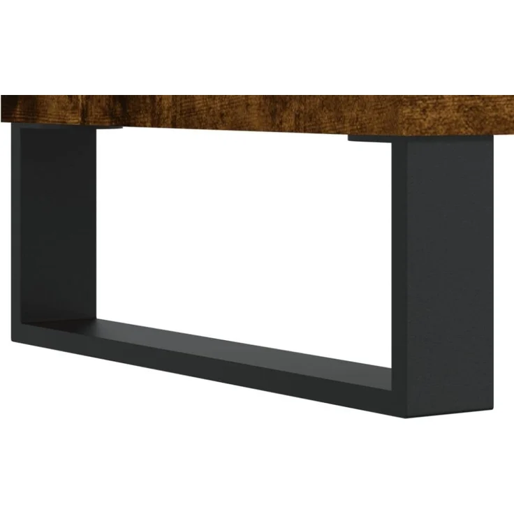 vidaXL Plattenschrank Räuchereiche 100x38x48 cm Holzwerkstoff 831761 – Bild 3