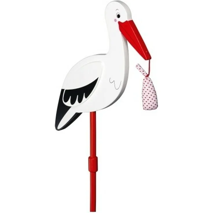 Storch mit Babytuch