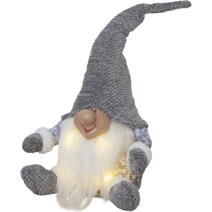 LED-Stoff-Figur 'Joylight', Santa, 4 ww LED,