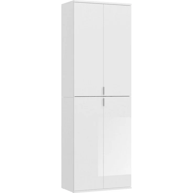 INOSIGN Mehrzweckschrank Trondheim, Höhe 193 cm, 4 Türen, 9 Fächer, 7 Einlegeböden inkl. ausziehbarer Kleiderstange, Garderobenschrank, Kleiderschrank – Bild 1