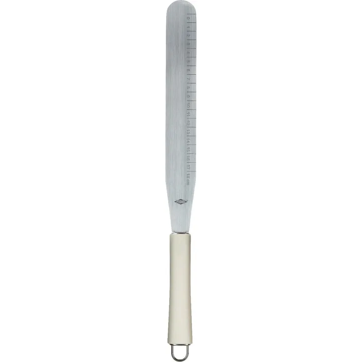 Alpfa 802256 Edelstahl Kuchen Tortenmesser Spachtel Schaber weiß