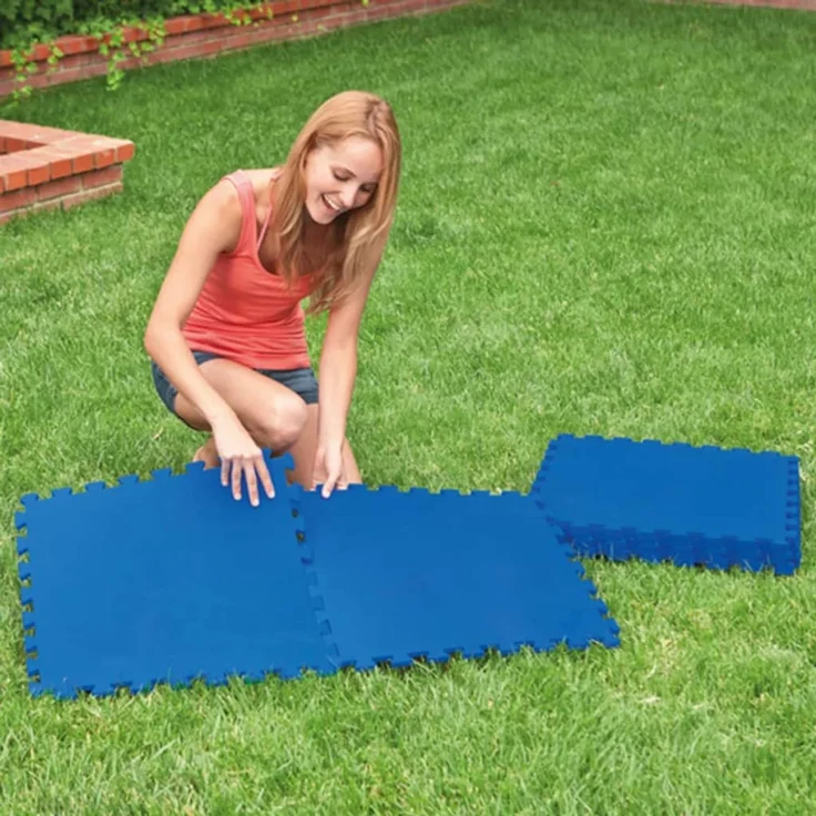 Intex Pool-Bodenschutzfliesen 8 Stk. 50x50 cm Blau 3202858 – Bild 3