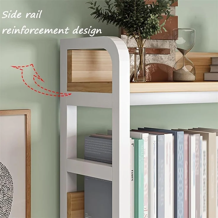 GarveeLife Schreibtischregal, 3-stufiger Schreibtisch-Organizer, Holz- und Metallmaterial, verstellbares Aufbewahrungsregal, geeignet für Wohnheim und Arbeitszimmer (95 cm) – Bild 4