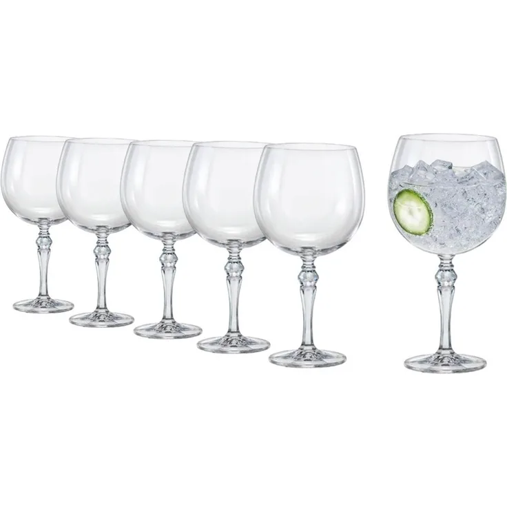 Rona Gin Tonic Gläser 630 ml 6er Set schöne Cocktailgläser