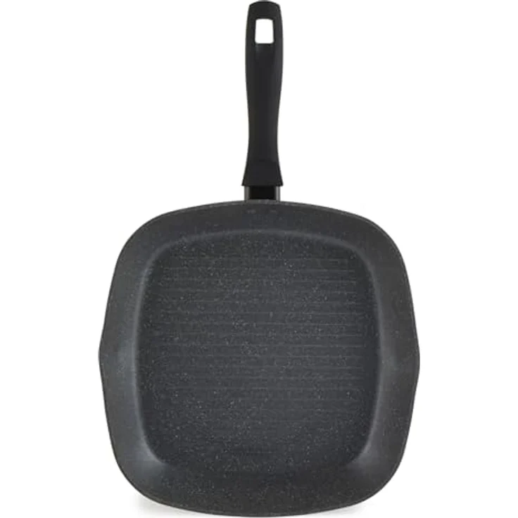 Russell Hobbs RH02813EU7 Metalllic Marble Grillpfanne - Antihaftpfanne, 28cm Universal Bratpfanne, Grillen, Anbraten, Induktionskochfeld geeignet, Kochen mit wenig bis kein Öl für gesunde Mahlzeiten – Bild 10