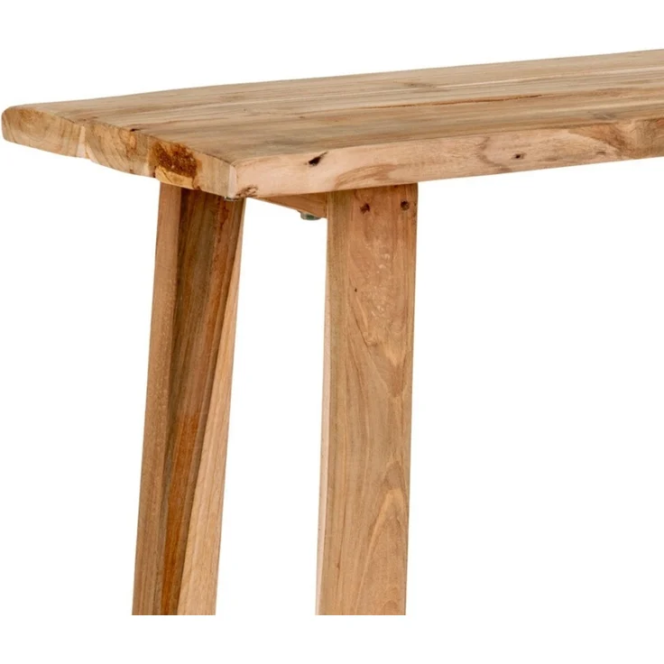 Teak Konsolentisch NIRONA-Plus 100cm recyceltes Massivholz Konsole Flurmöbel – Bild 6