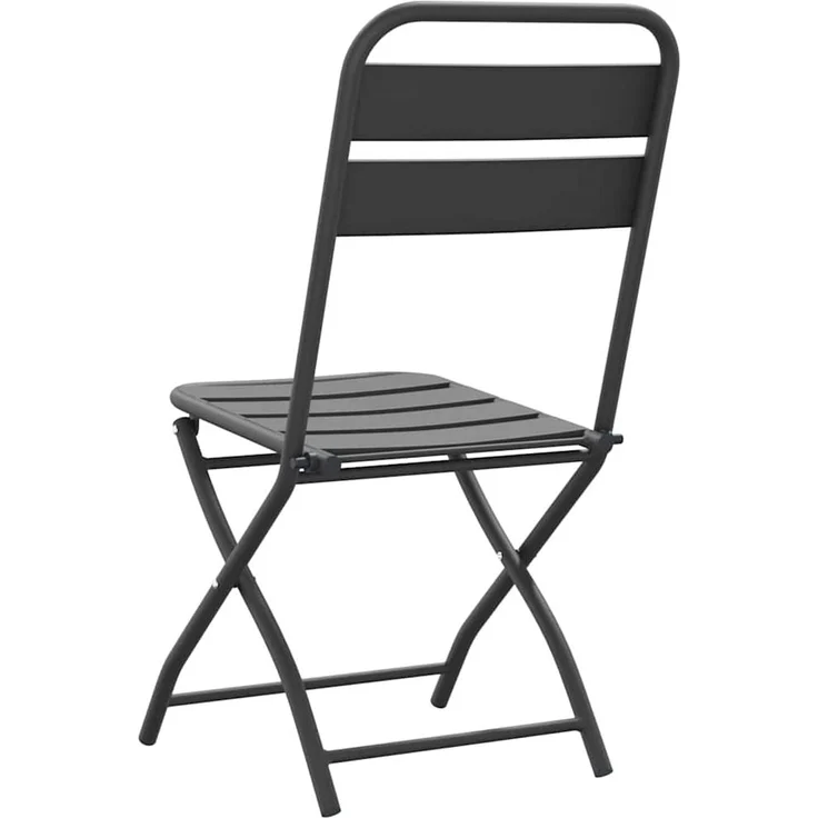 vidaXL Gartenklappstuhl 2 pcs Anthrazit 42 x 52 x 82 cm 42002942 – Bild 6