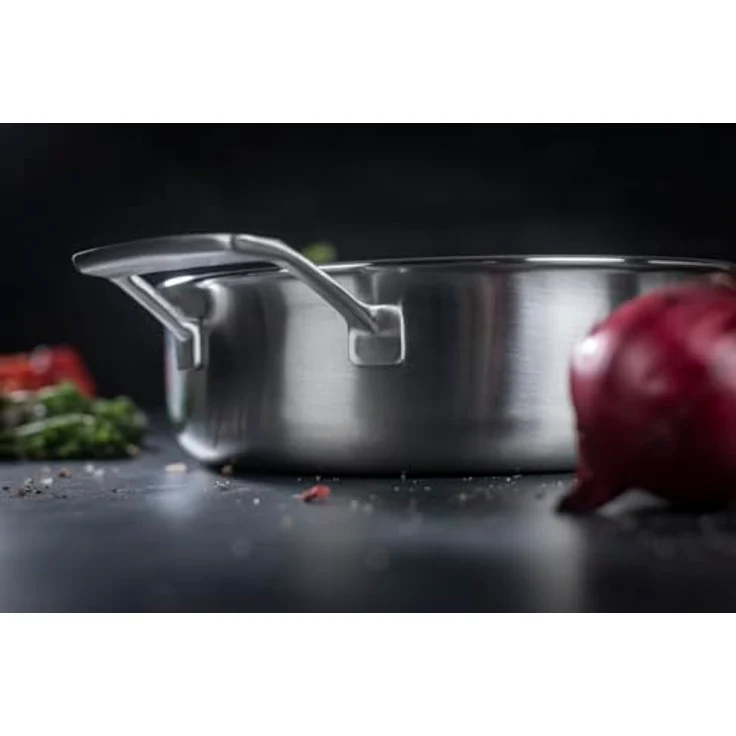 Kuhn Culinary Fiveply Schmorpfanne 28 cm Unbeschichtet – Bild 7