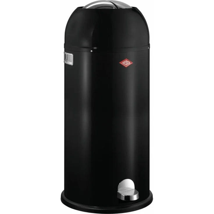 WESCO Tretabfalleimer 180731-03 KICKMASTER MAXI in Neusilber mit 40 Liter Volumen / Abfallsammler / Mülleimer – Bild 6