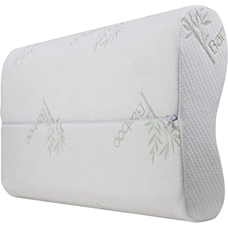 yourGEAR Visko-Kissen yourGEAR Bamboo Memory Foam Kissen - Kopfkissen 60x35x11,5 cm mit Visco-Vollschaum & allergikerfreundlichem Bezug – Bild 3