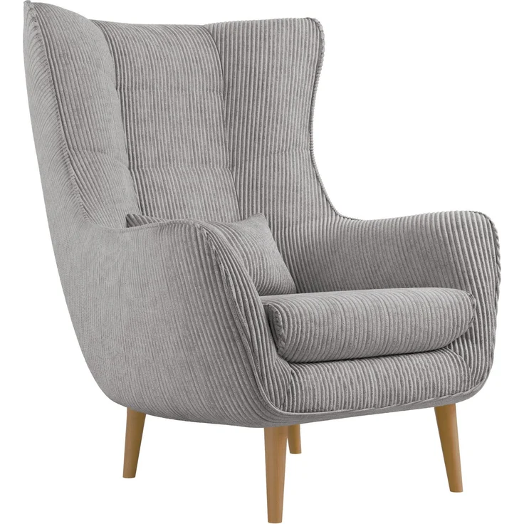 Sessel Lucio Cord (Farbe: Poso 110, ohne Fußbank) – Bild 1