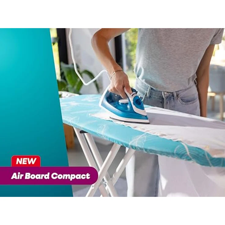 Leifheit Bügelbrett Air Board M Compact, höhenverstellbar 78-98 cm, Bügelfläche 120 x 38 cm, Zwei-Seiten-Bügeleffekt, ultraleicht mit Thermo-Reflect-Bezug – Bild 4