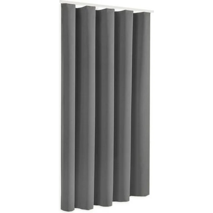 Clever-Kauf-24 Verdunkelungsvorhang Verdunkelungsvorhang Thermovorhang Sopran grau, Kräuselband (1 St), verdunkelnd – Bild 4