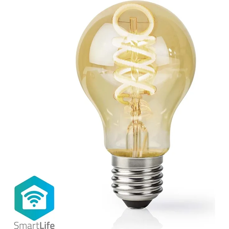 SmartLife LED Filament Lampe | Wi-Fi | E27 | 360 lm | 4.9 W | Warm bis kühlen weiß | 1800 - 6500 K | Glas | Android™ / IOS | Birne | 1 Stück