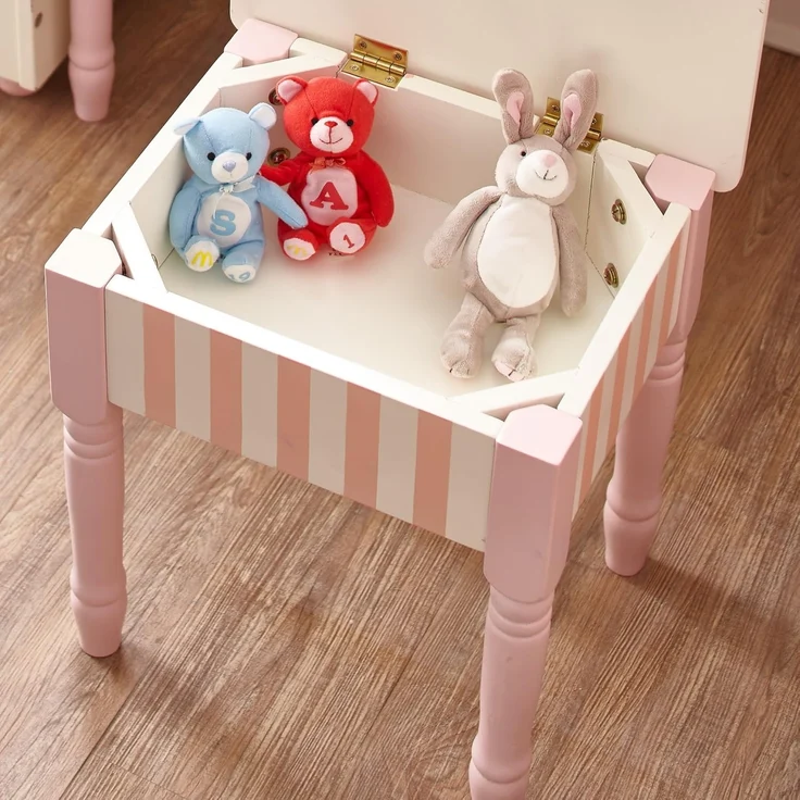 Fantasy Fields Bouquet Kids Vanity Stool with Storage (no Table) W-3843G/2 – Bild 3