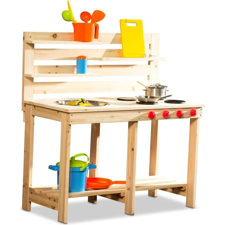 Coemo Matschküche Outdoor-Küche Garten-Spieltisch für Kinder – Bild 1