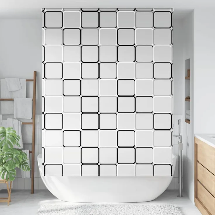 vidaXL Duschrollo 150x240 cm Stoffbreite 146 cm 4014929