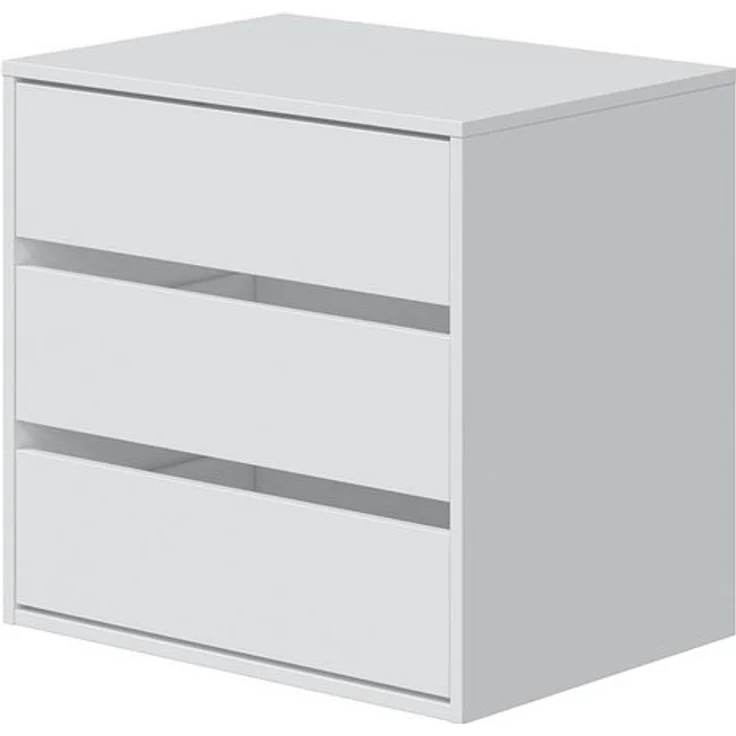 Schubkasteneinsatz >Arc< in Weiß - 60x57x44 (BxHxT) – Bild 3