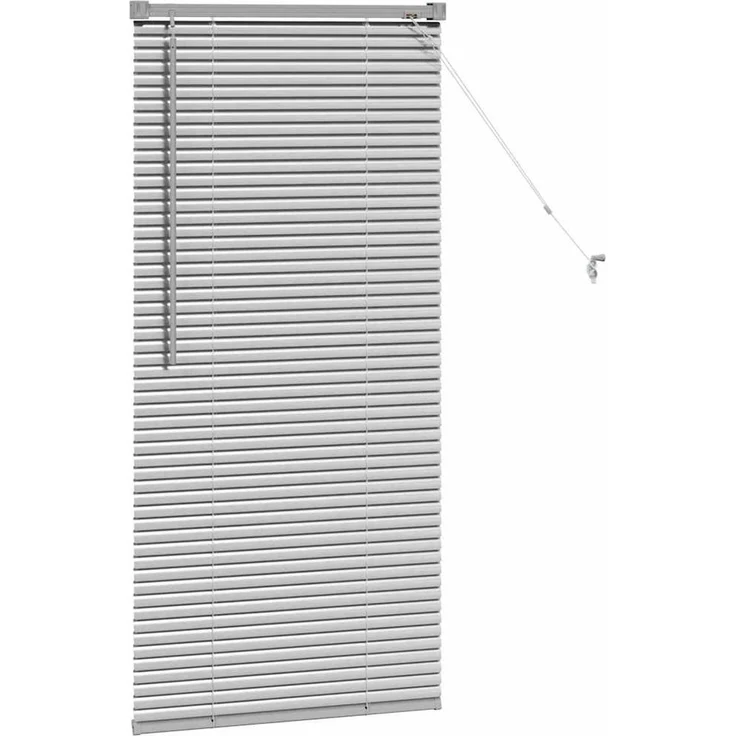 vidaXL Venezianische Jalousie Silber 130 x 60 cm 25 mm Aluminium 42005889 – Bild 5
