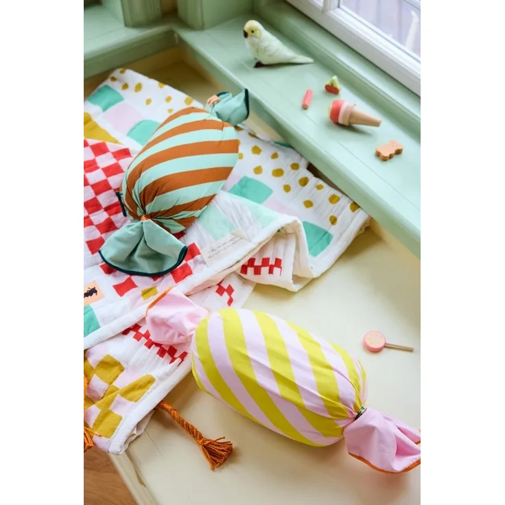 Kids Concept Dekokissen Kids Concept – Bonbon-Kissen rosa Pippi Langstrumpf