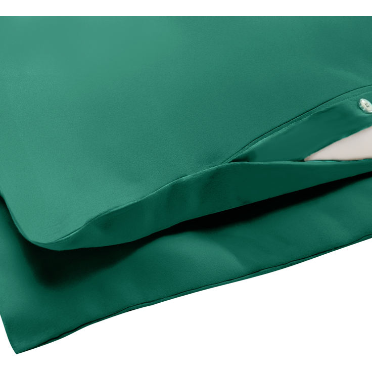 Bettwäsche-Set PARKROSE Baumwollsatin 200 x 200 cm Grün – Bild 7