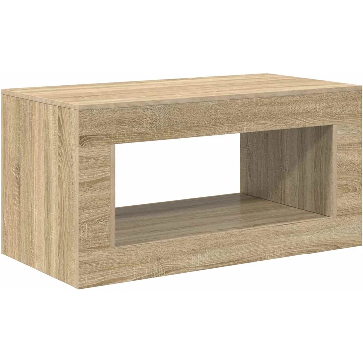 vidaXL Couchtisch Sonoma-Eiche 99.5 x 50 x 50 cm Holzwerkstoff 899905 – Bild 7