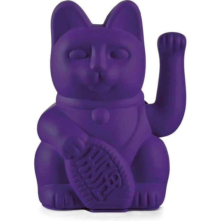 Donkey Winkekatze Lucky Cat Violett