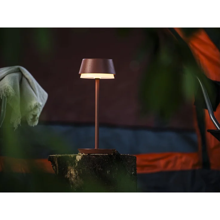 Akku Tischleuchte LYON für Outdoor dimmbar, kabellos in Terracotta, 30cm – Bild 7