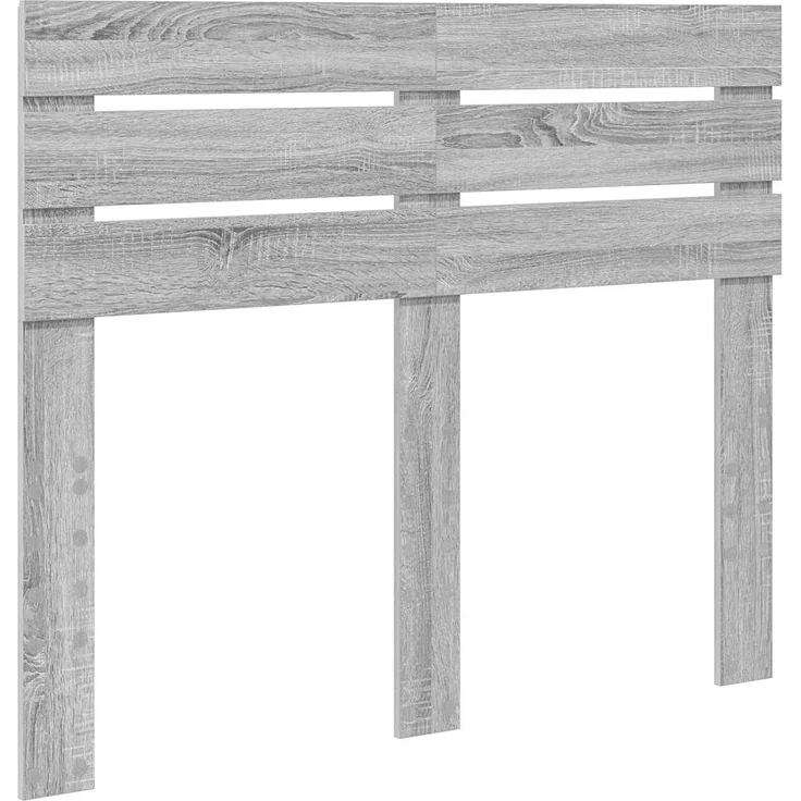 vidaXL Bettrahmen Graues Sonoma 120x190 cm Ingenieurs Holz 3411523 – Bild 6