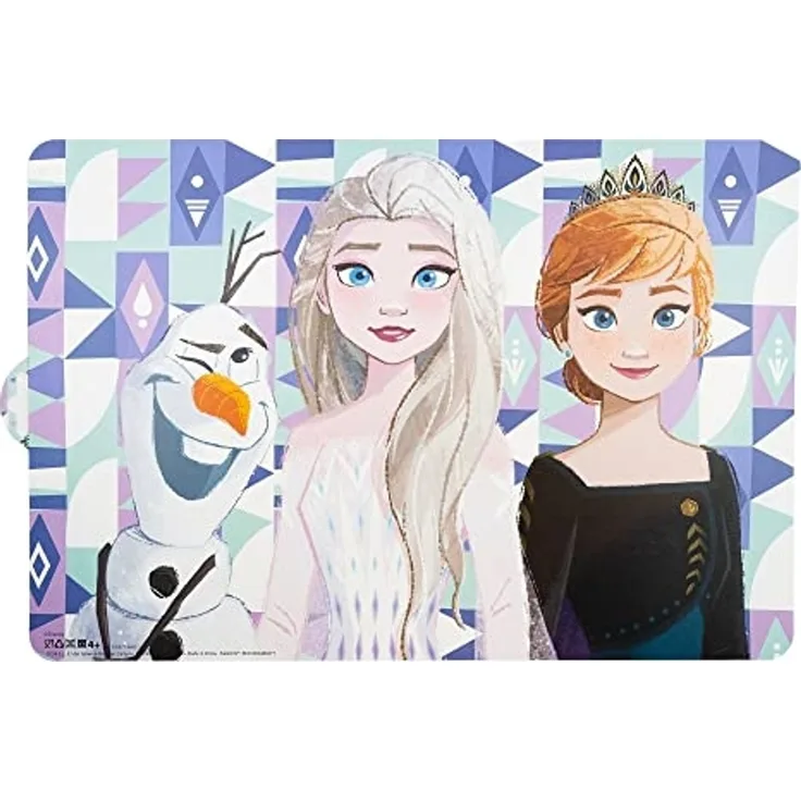 Tischunterlage Zeichentrickmotiv 41x28 cm Platzdeckchen Unterlage Malen Speisen Frozen II