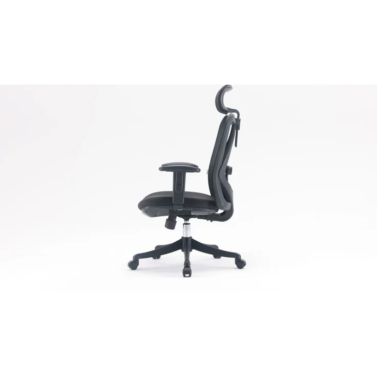 SIHOO Ergonomischer Schreibtischstuhl, Drehstuhl hat Verstellbarer Lordosenstütze, Kopfstütze und Armlehne, Höhenverstellung und Wippfunktion, Rückenschonend, Bürostuhl bis 150kg/330LB Belastbar – Bild 8