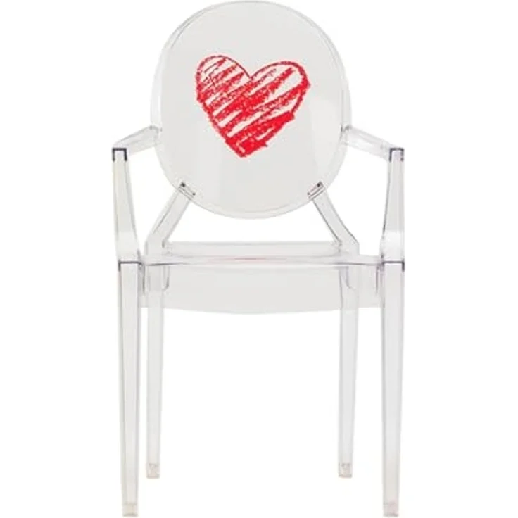 Kartell Loulou Ghost Kinderstuhl, Polykarbonat, transparent, 37 x 40 x 63 cm – Bild 1