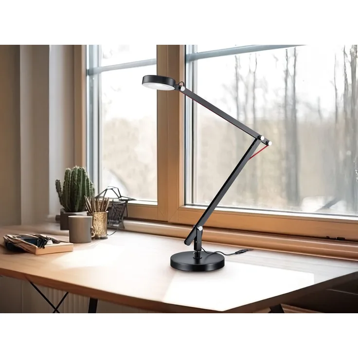 Moderne 4,5 Watt LED Tischleuchte in Schwarz