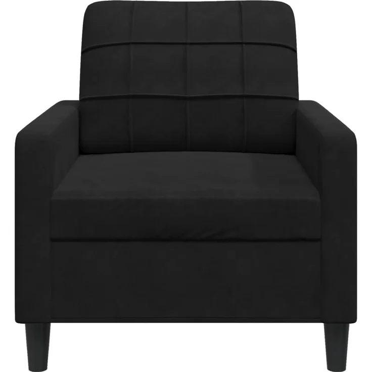 vidaXL Sessel Schwarz 60 cm Samt 4007609 – Bild 3