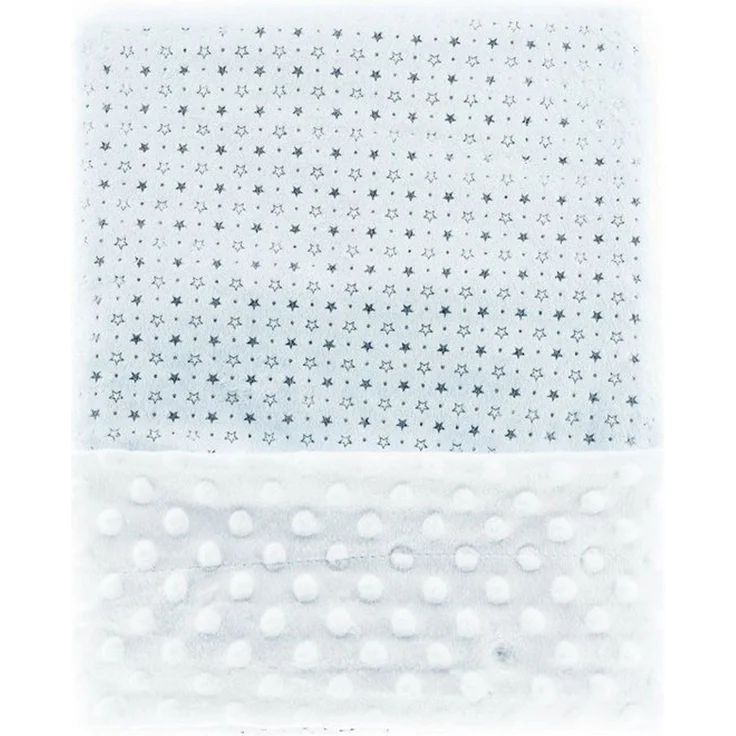 Babydecke Babydecken-Set mit Kissen Zweilagige Babydecke aus Polyester 100x80cm, Almina – Bild 3