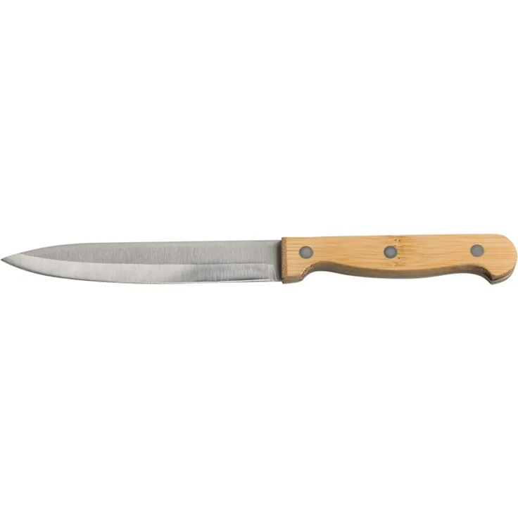 KESPER 90651 Allzweckmesser 23 cm mit Klinge aus Edelstahl, Griff aus Bambus