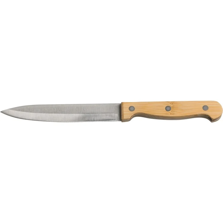 KESPER 90651 Allzweckmesser 23 cm mit Klinge aus Edelstahl, Griff aus Bambus