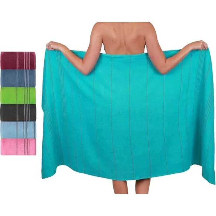 Betz Strandtuch Betz XXL Badetuch LINES Strandtuch Saunahandtuch Liegetuch 90x180 cm, 100% Baumwolle – Bild 2