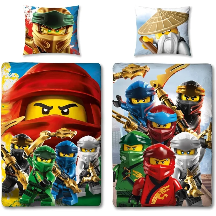 Lego Ninjago Movie Battle Bettwäsche Linon / Renforc 135x200