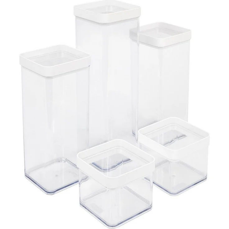 ROTHO Vorratsdose, Kunststoff, (Vorratsdosenset, Set 5tlg) – Bild 1