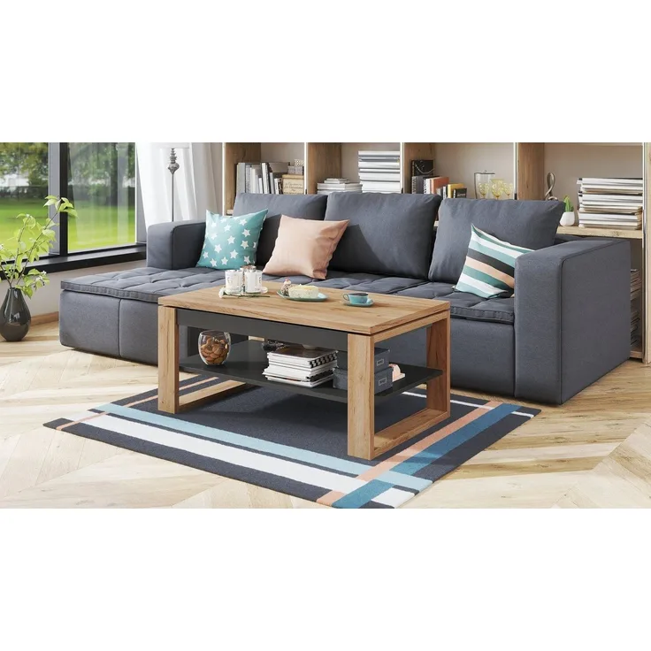 designimpex Couchtisch Design Multifunktionstisch Nuo Arbeitstisch Tisch Ablage Esstisch