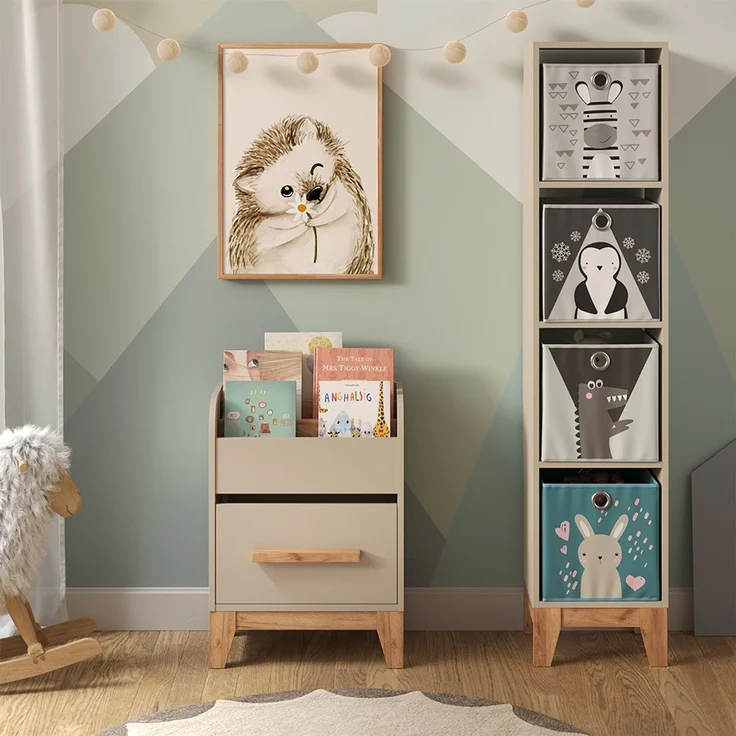 Bücherregal Malia Cashmere 55x70 cm mit Schublade Vitalispa – Bild 6