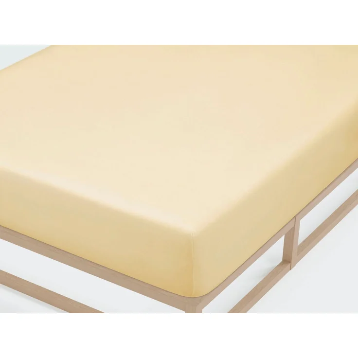 Castell Jersey-Stretch-Spannbetttuch, Gelb, 1x 180x200 cm - 200x200 cm, 180x200 cm – Bild 3