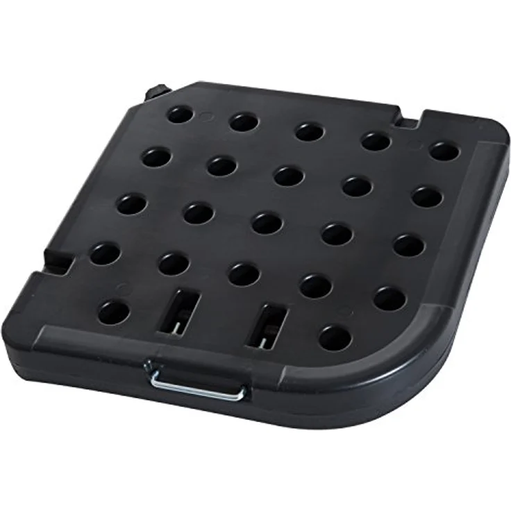 Outsunny Sonnenschirmständer, 4-teilig, Schwarz, Kunststoff, 50x50 cm, mit befüllbaren Gewichten für sicheren Stand – Bild 6