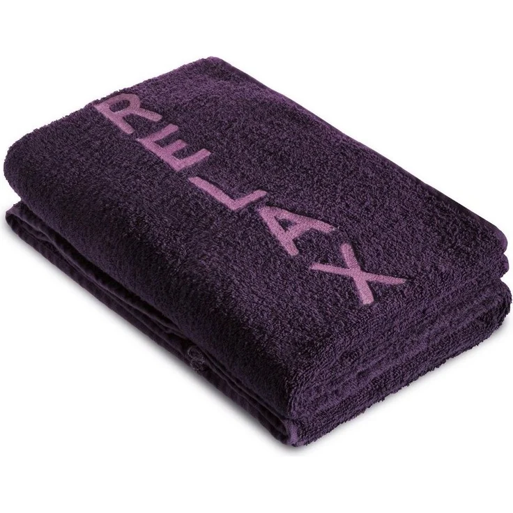 CelinaTex Saunatuch New-Well Strand Handtuch Frottee 80x200cm Uni aubergine, Baumwolle (1-St), flauschig,hautsympathisch,kuschelweich,langlebig,saugstark – Bild 5
